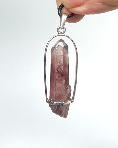 AA Grade Sunset Phantom Quartz - Telangana India as a Pendant
