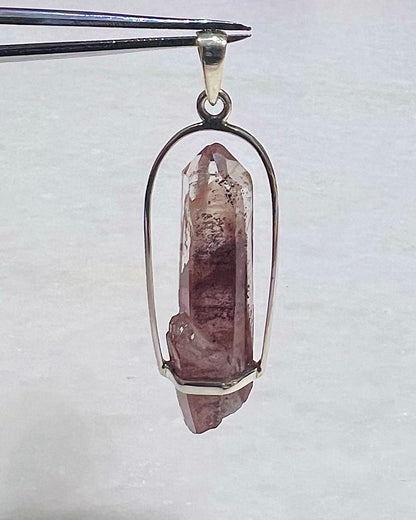 AA Grade Sunset Phantom Quartz - Telangana India as a Pendant