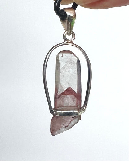 AA Grade Sunset Phantom Quartz - Telangana India as a Pendant