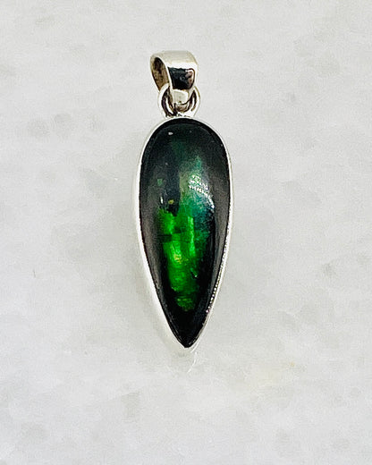 Ammolite (Fossilzed Shells) in 0.925 Silver