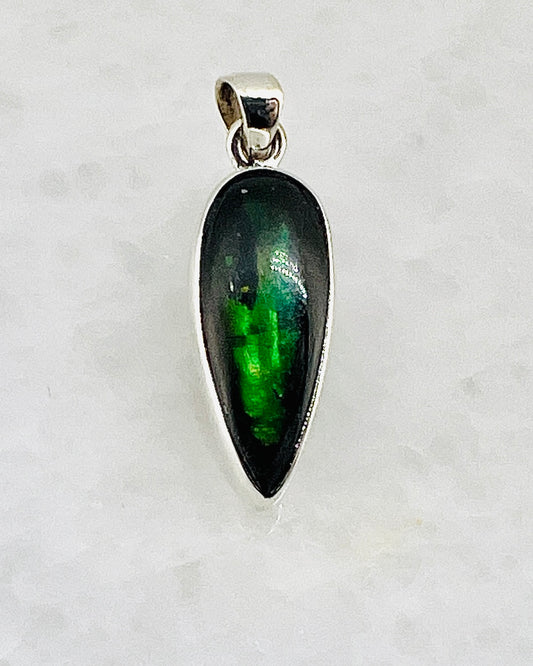 Ammolite (Fossilzed Shells) in 0.925 Silver