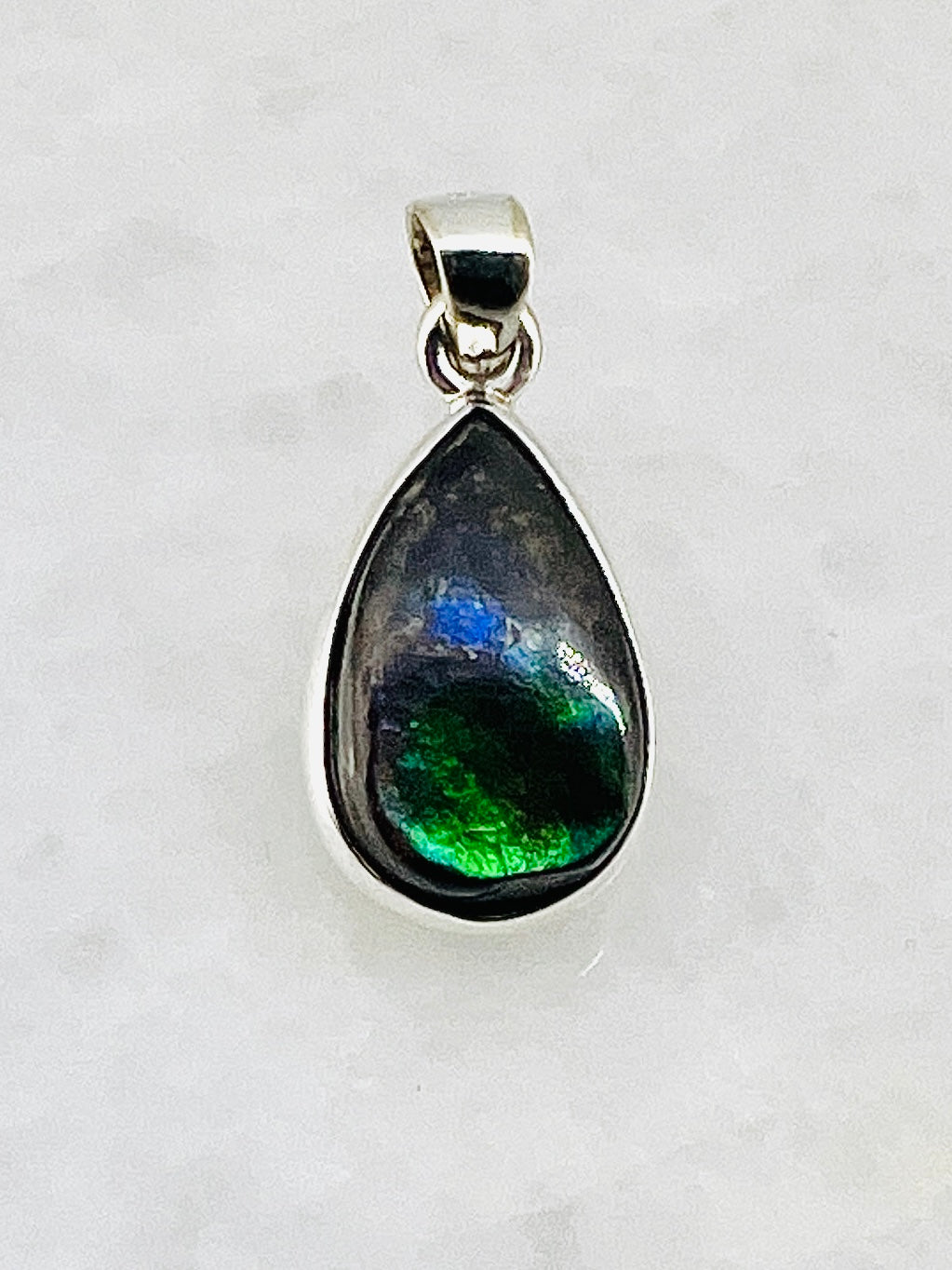 Ammolite (Fossilzed Shells) in 0.925 Silver