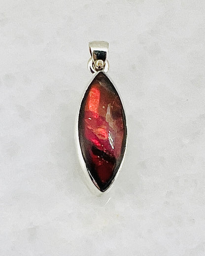 Ammolite (Fossilzed Shells) in 0.925 Silver