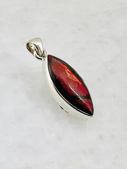 Ammolite (Fossilzed Shells) in 0.925 Silver