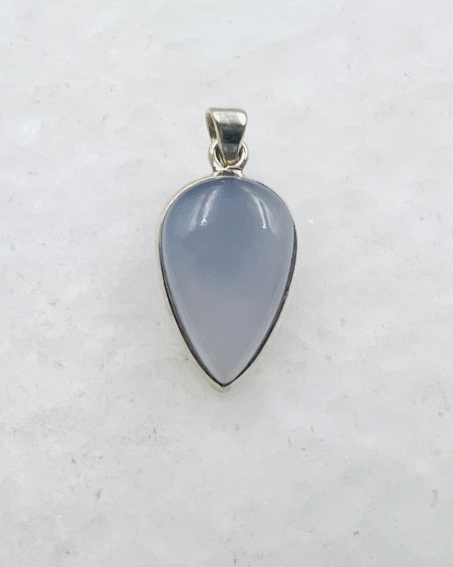 Blue Chalcedony (Turkish) in 0.925 Silver