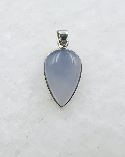 Blue Chalcedony (Turkish) in 0.925 Silver