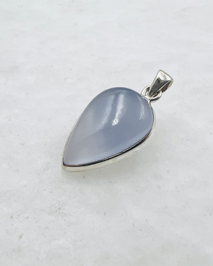 Blue Chalcedony (Turkish) in 0.925 Silver