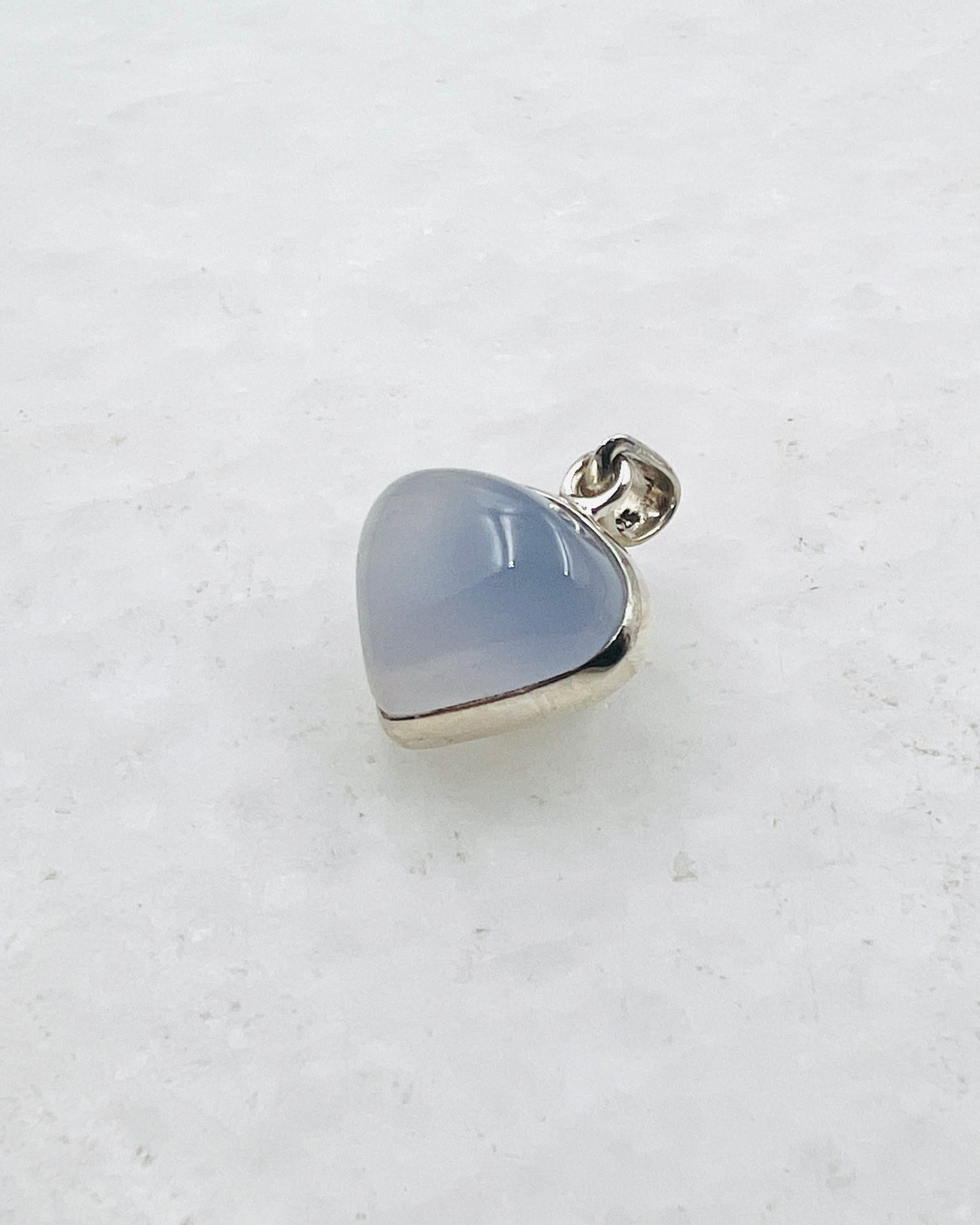 Calcédoine bleue (turque) en argent 925