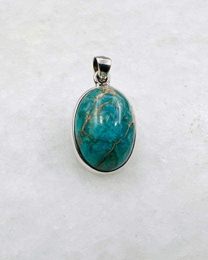 Blue Royal Sediment Jasper (Indonesia) in 0.925 Silver