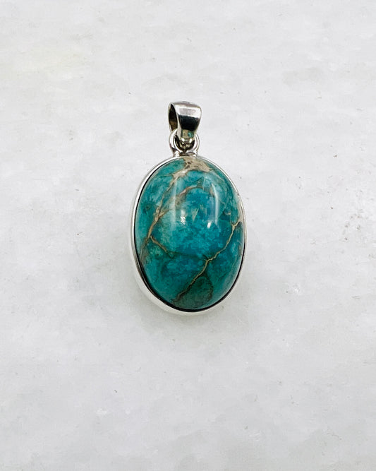 Blue Royal Sediment Jasper (Indonesia) in 0.925 Silver