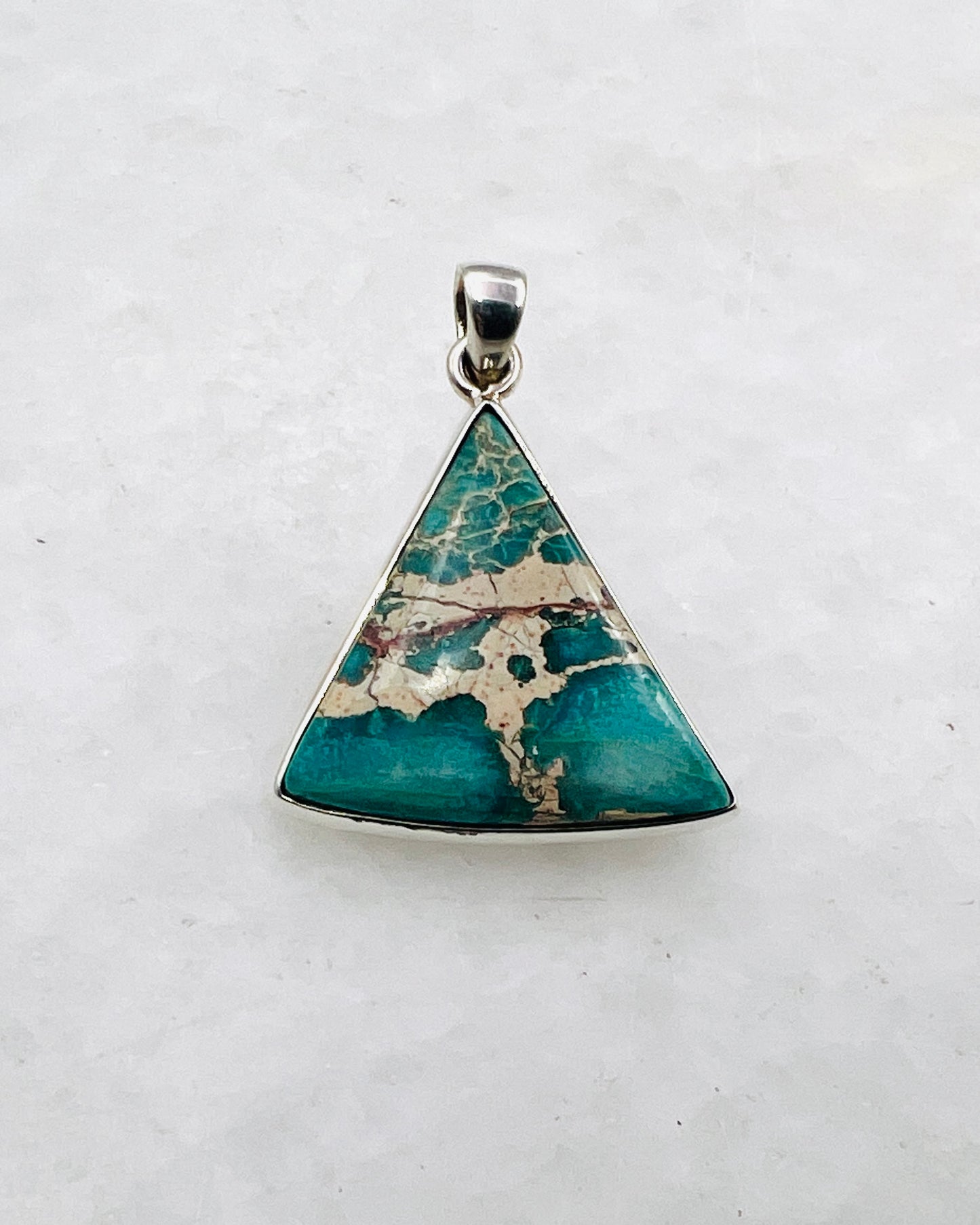 Blue Royal Sediment Jasper (Indonesia) in 0.925 Silver