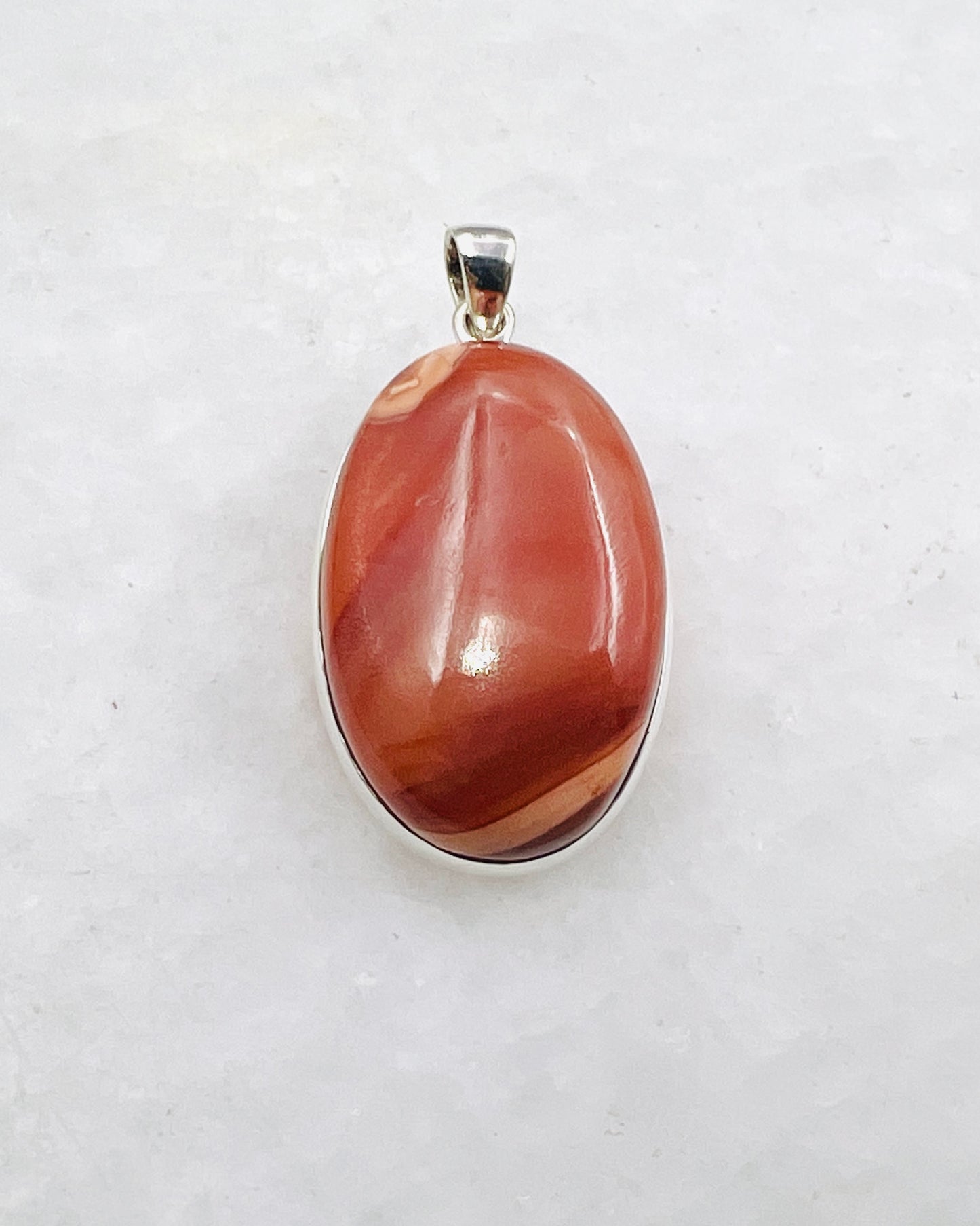 Natural Carnelian (India) in 0.925 Silver