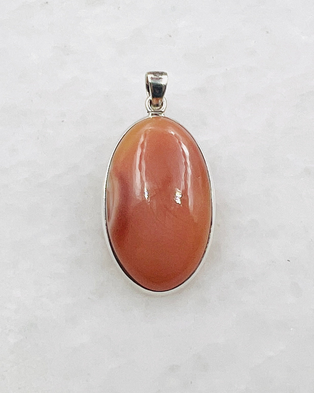 Natural Carnelian (India) in 0.925 Silver