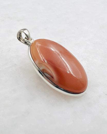 Natural Carnelian (India) in 0.925 Silver