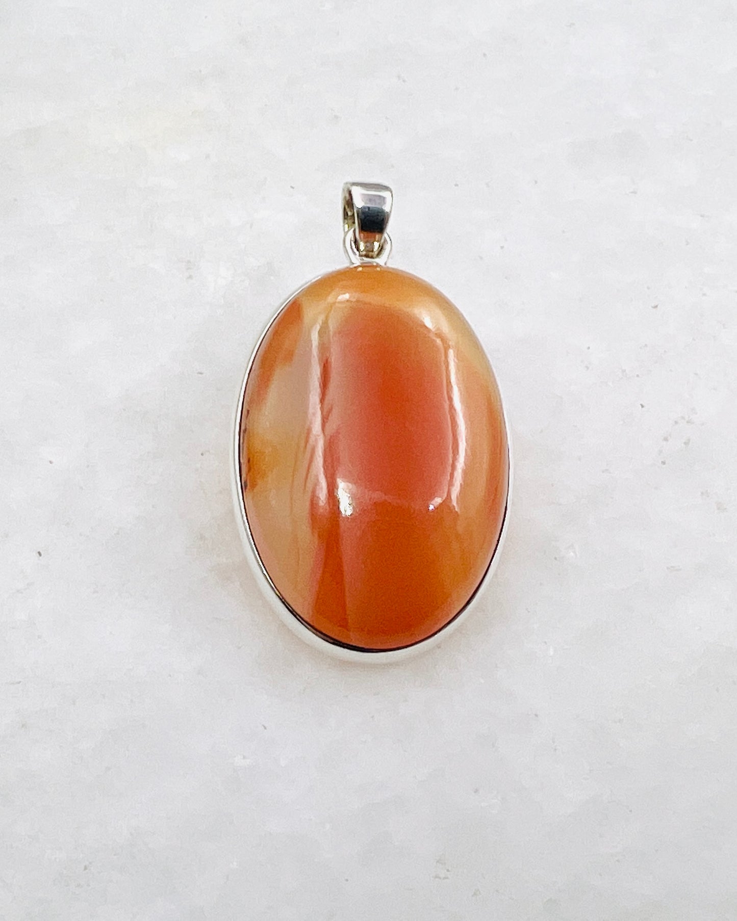 Natural Carnelian (India) in 0.925 Silver