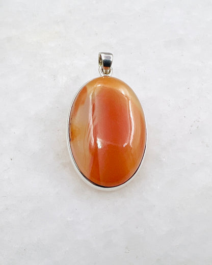 Natural Carnelian (India) in 0.925 Silver