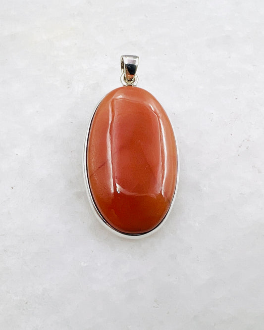 Natural Carnelian (India) in 0.925 Silver