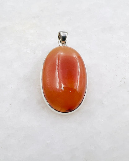 Natural Carnelian (India) in 0.925 Silver