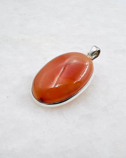 Natural Carnelian (India) in 0.925 Silver