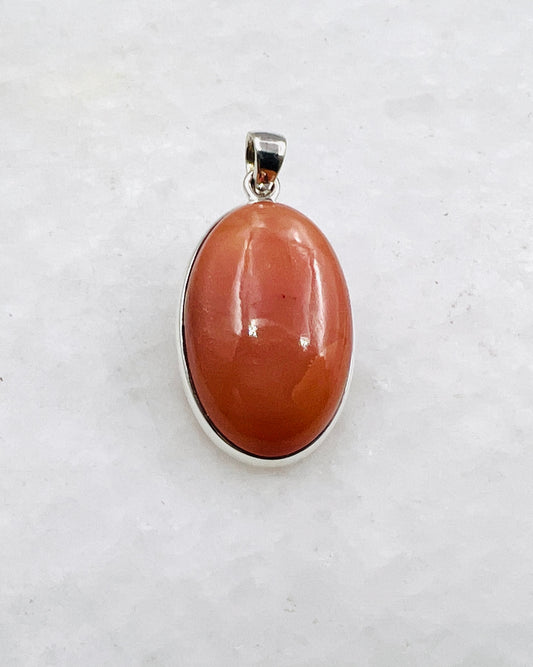 Natural Carnelian (India) in 0.925 Silver