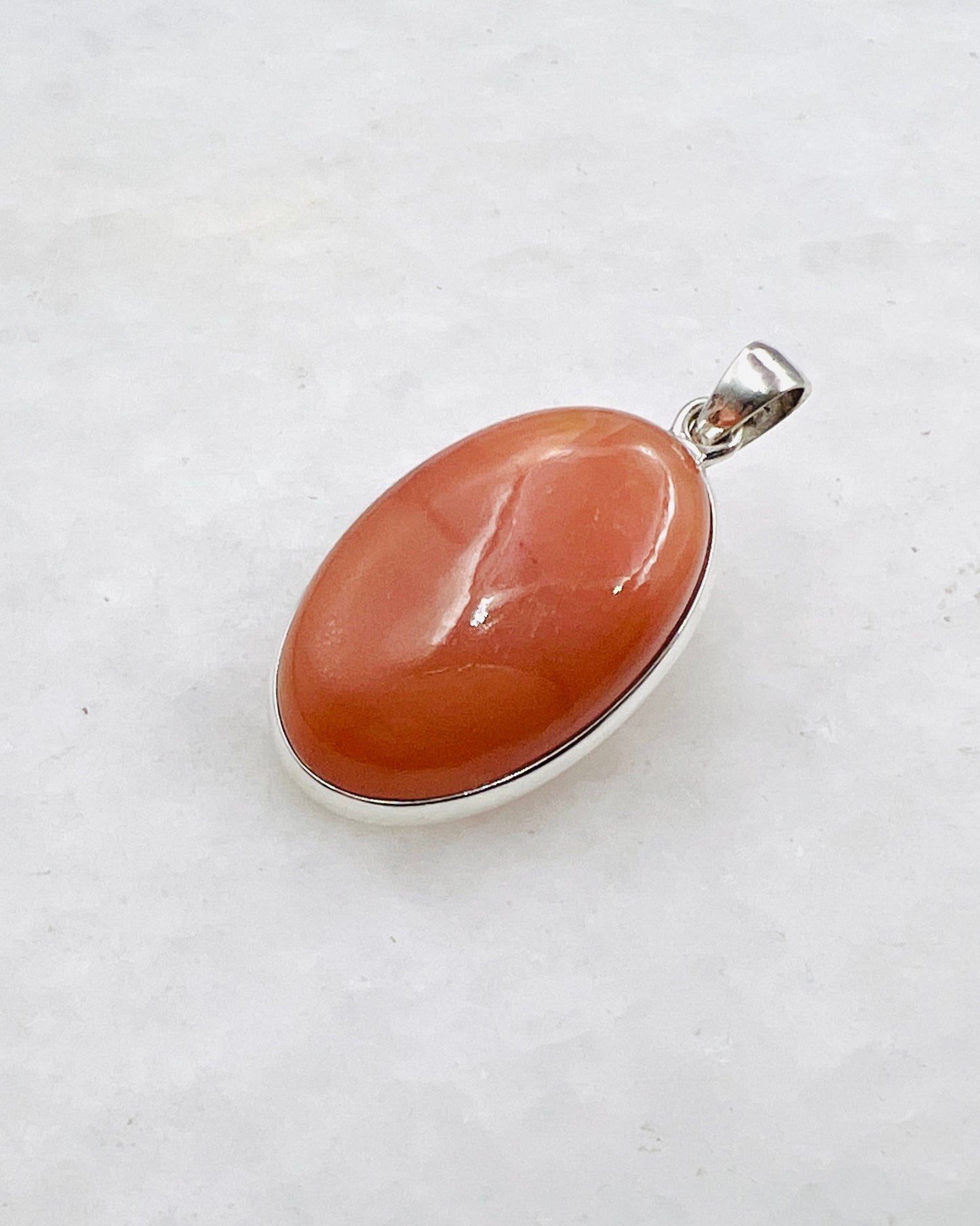 Natural Carnelian (India) in 0.925 Silver