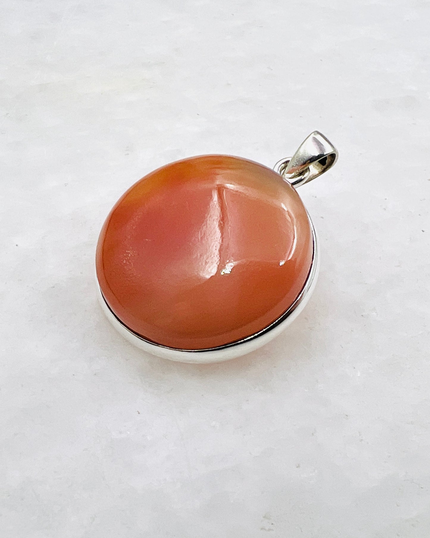 Natural Carnelian (India) in 0.925 Silver