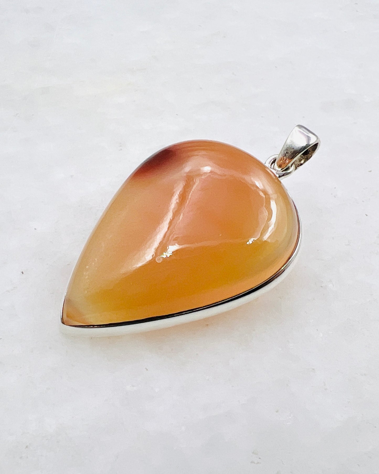 Natural Carnelian (India) in 0.925 Silver