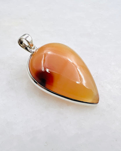 Natural Carnelian (India) in 0.925 Silver