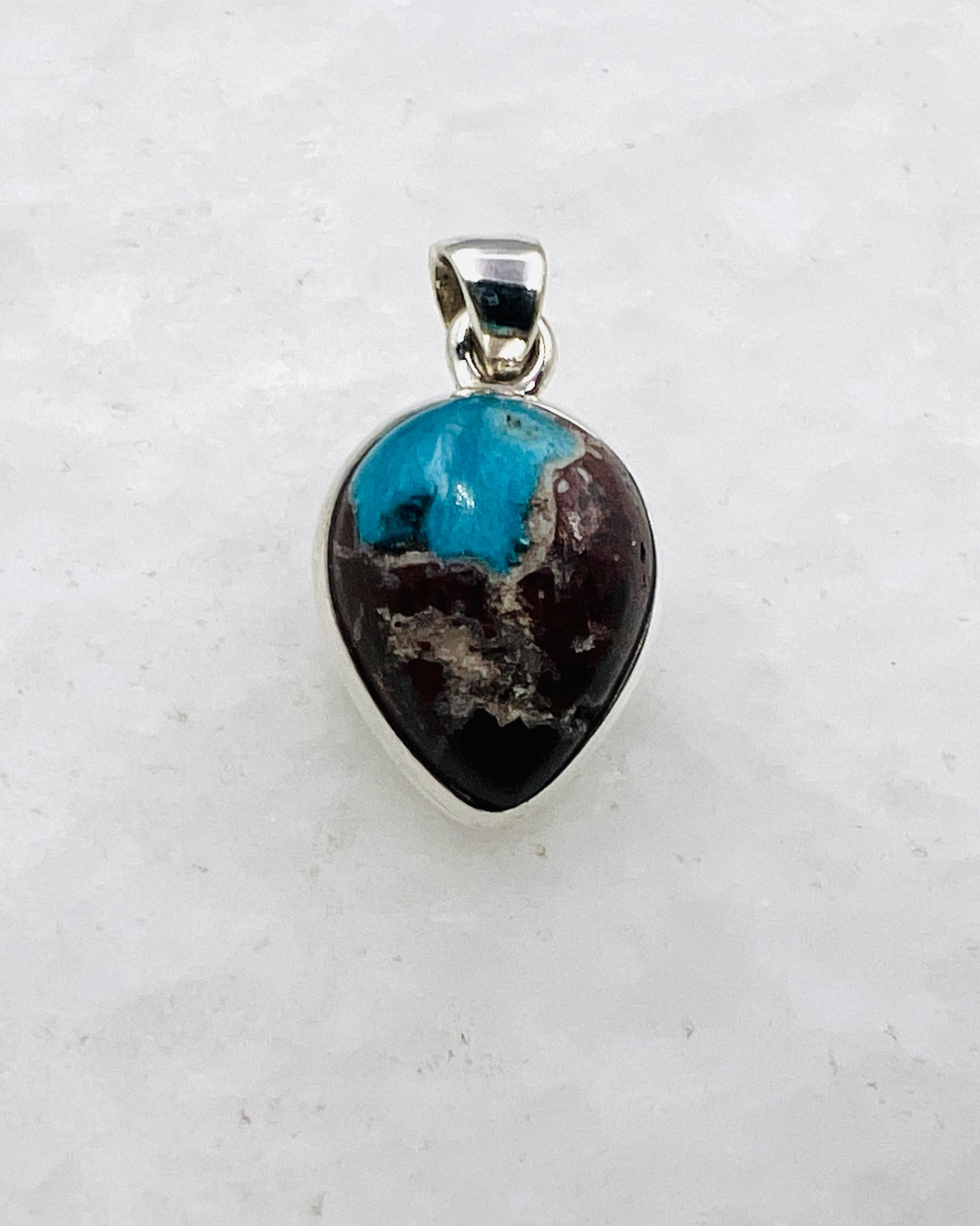 Cavansite in Matrix (India) in 0.925 Silver