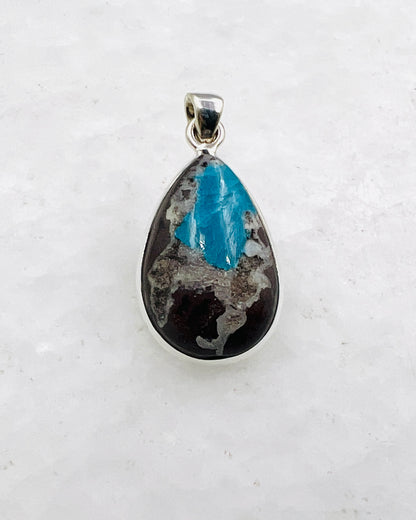 Cavansite in Matrix (India) in 0.925 Silver