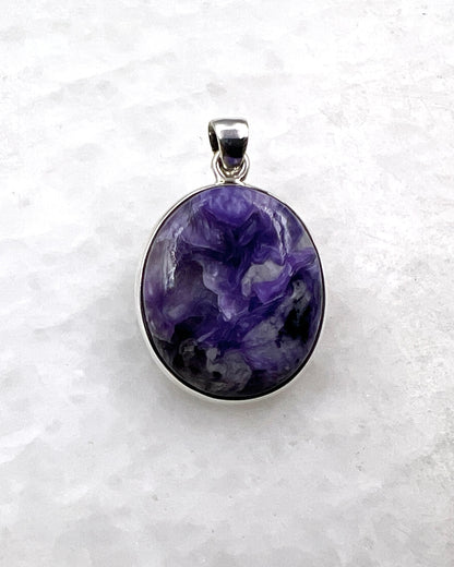 Charoite in 0.925 Silver