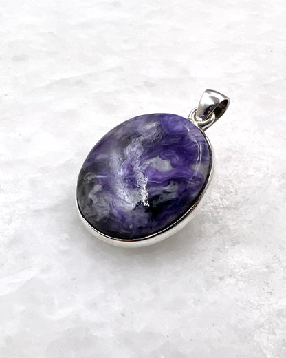 Charoite in 0.925 Silver