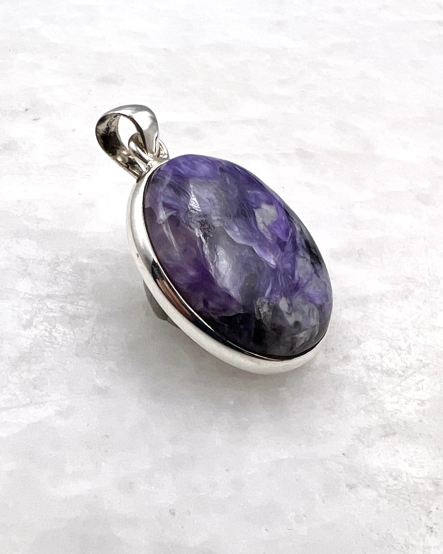 Charoite in 0.925 Silver