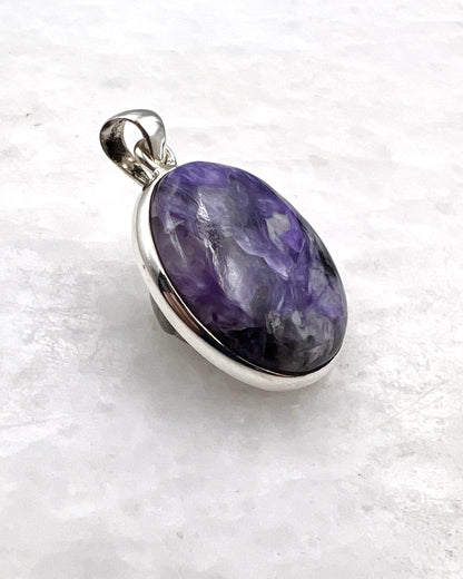 Charoite in 0.925 Silver