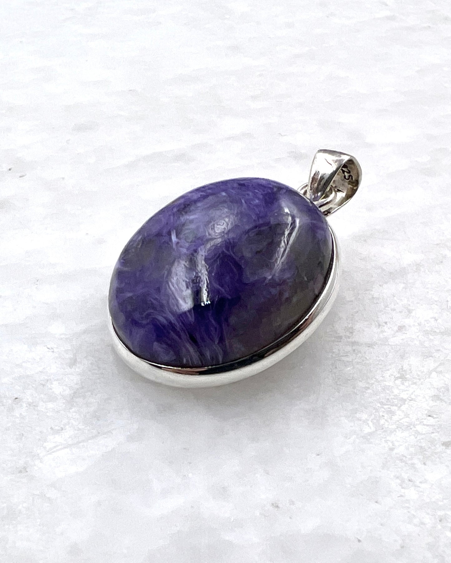 Charoite in 0.925 Silver