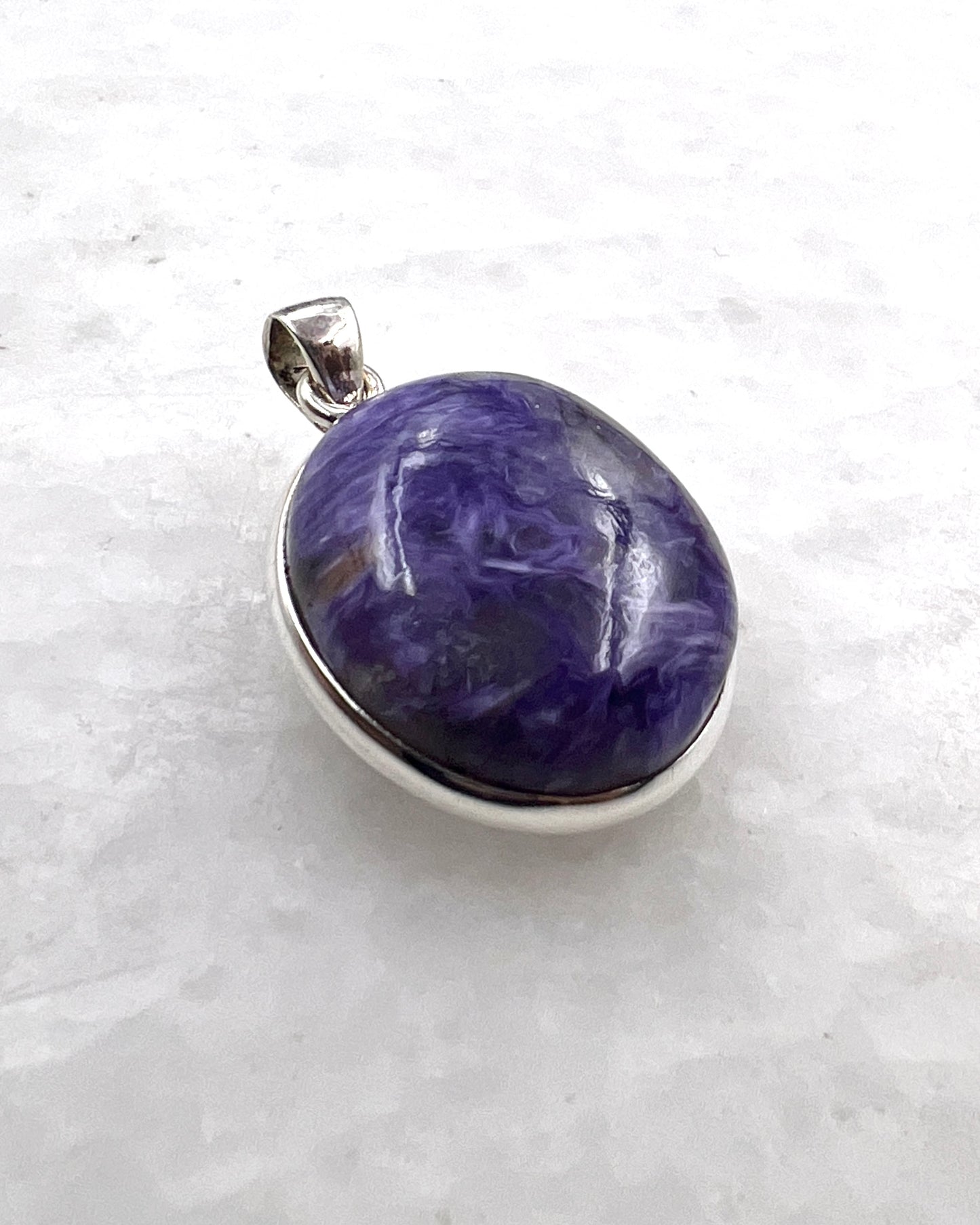 Charoite in 0.925 Silver