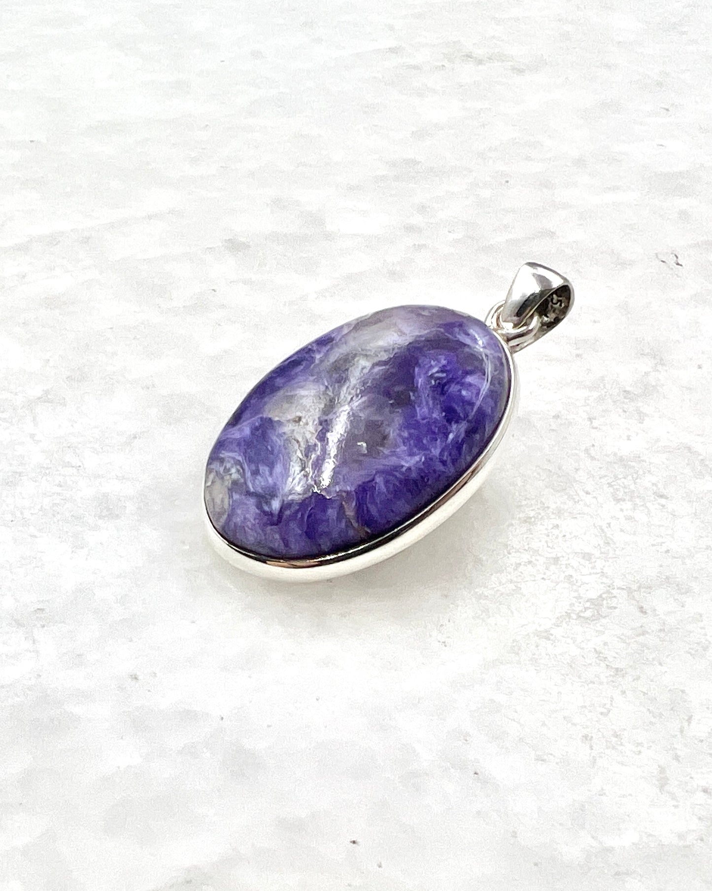 Charoite in 0.925 Silver