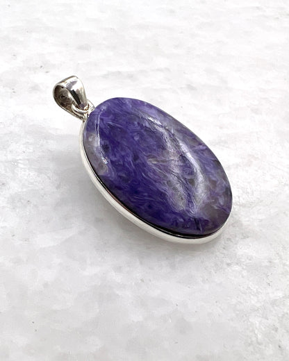Charoite in 0.925 Silver