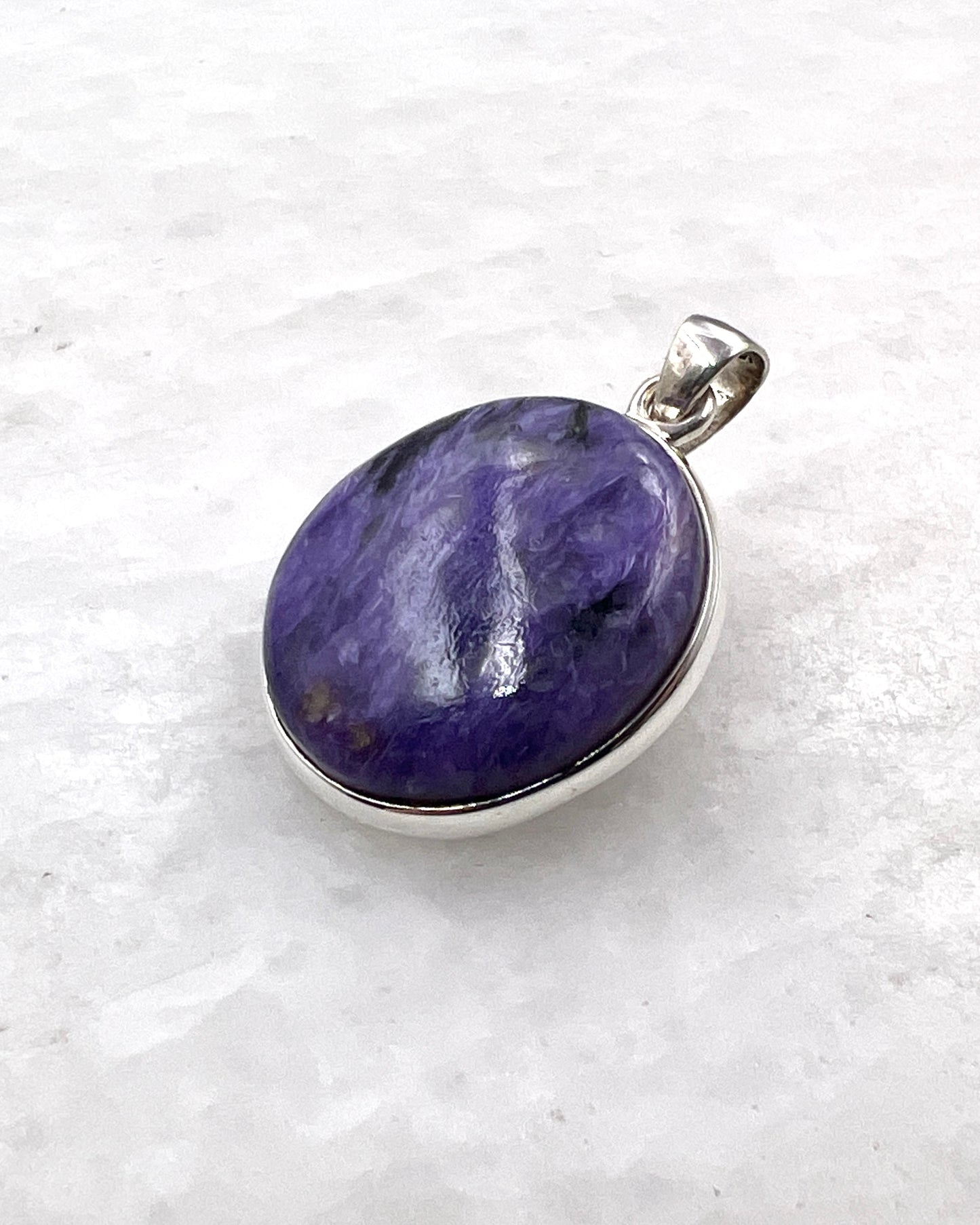 Charoite in 0.925 Silver