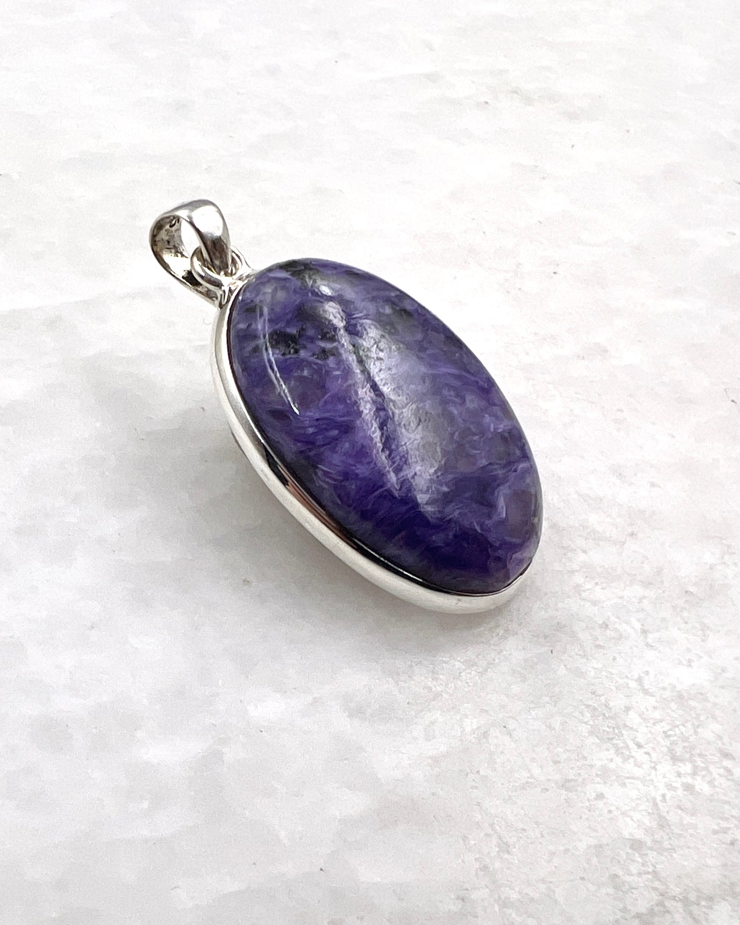 Charoite in 0.925 Silver