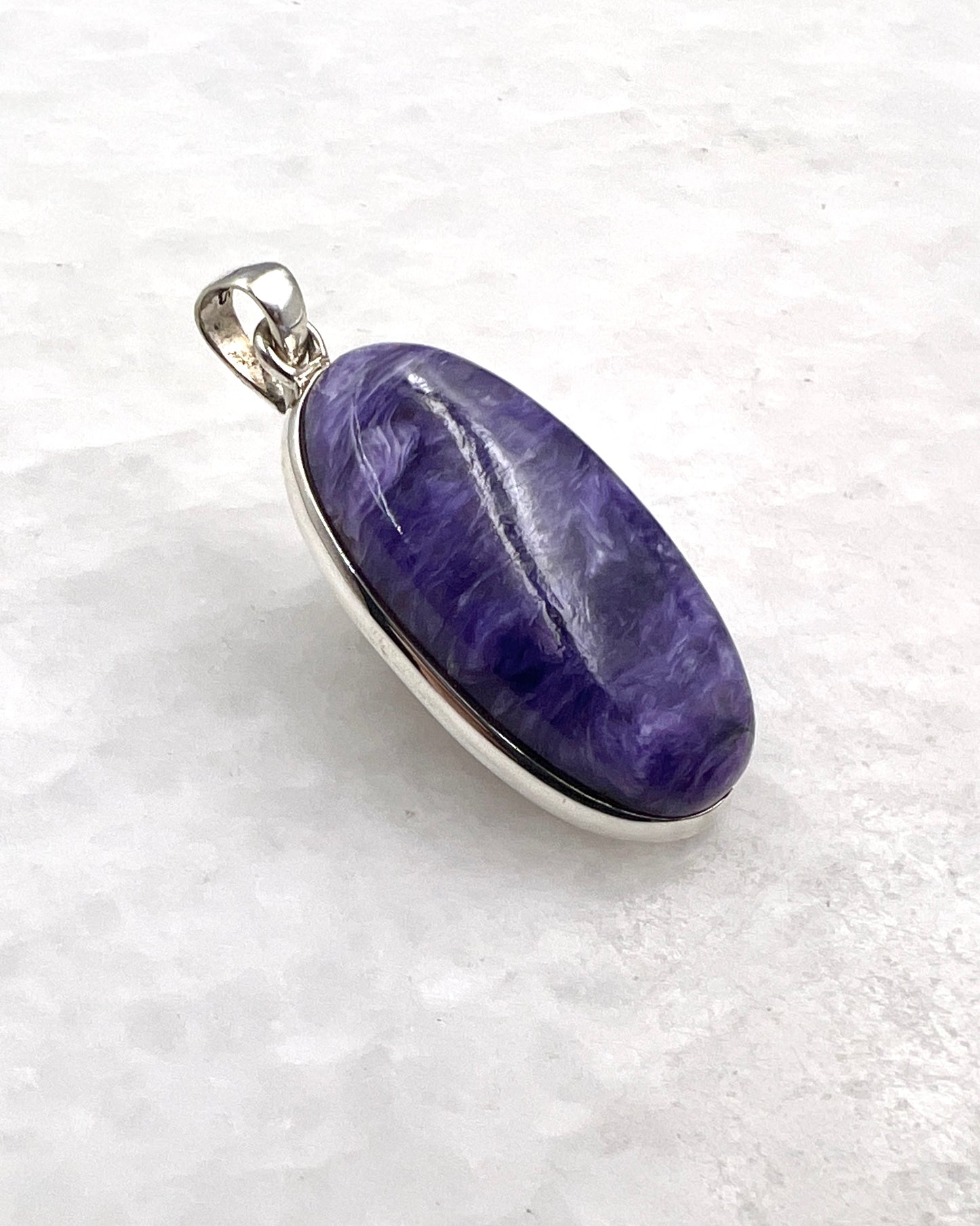 Charoite in 0.925 Silver
