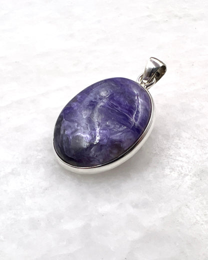 Charoite in 0.925 Silver