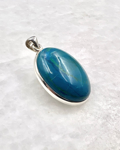 Crysocolla in 0.925 Silver