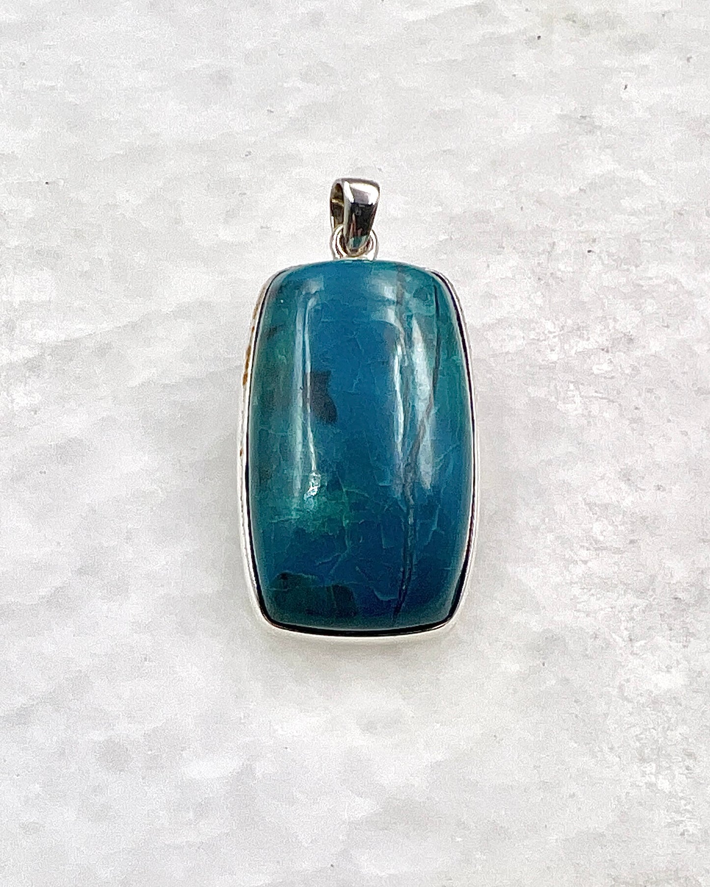 Crysocolla in 0.925 Silver