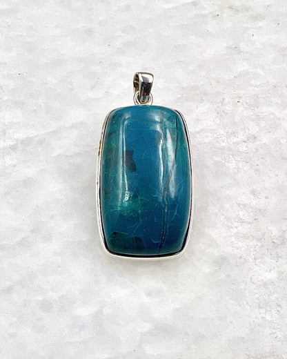 Crysocolla in 0.925 Silver