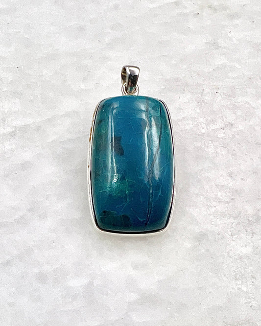 Crysocolla in 0.925 Silver