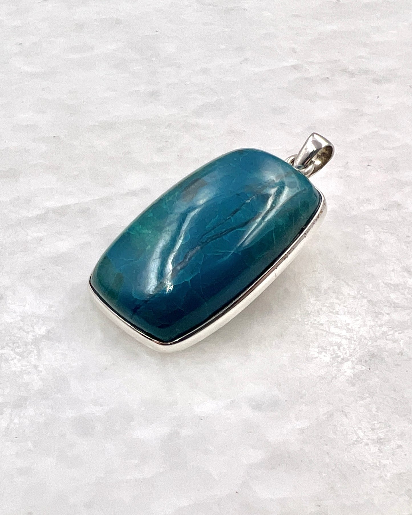 Crysocolla in 0.925 Silver