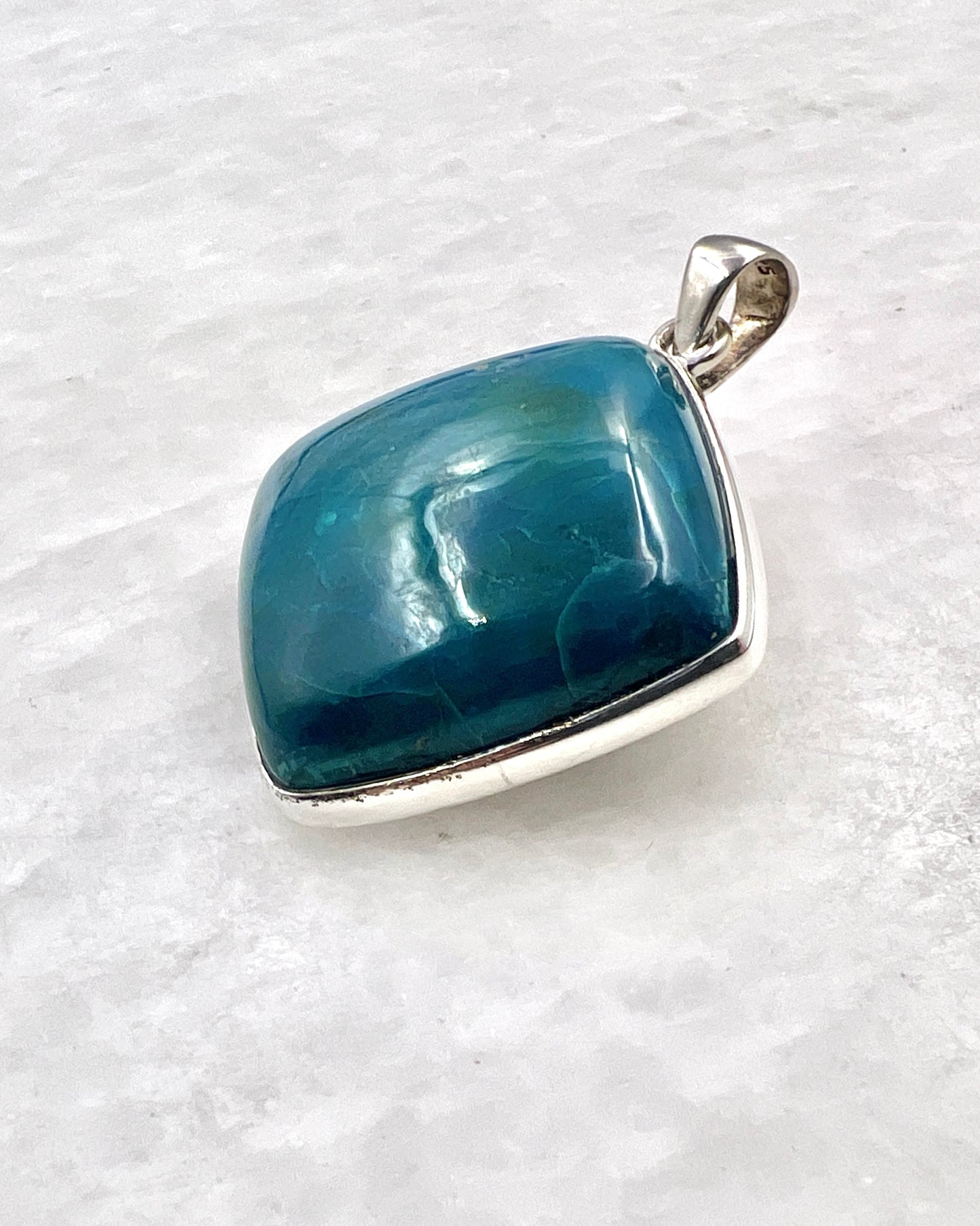 Crysocolla in 0.925 Silver