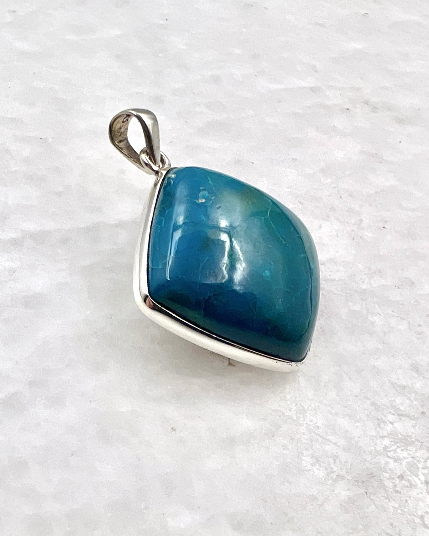 Crysocolla in 0.925 Silver