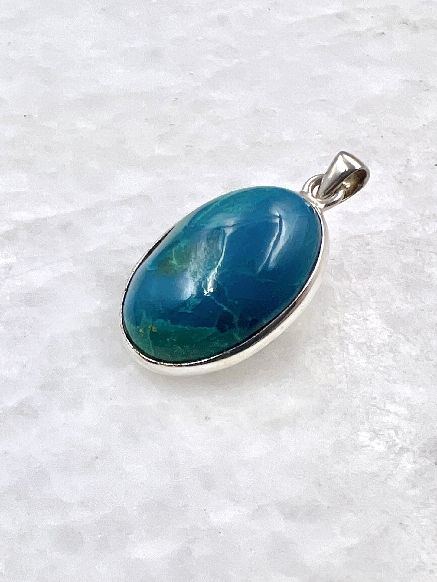 Crysocolla in 0.925 Silver